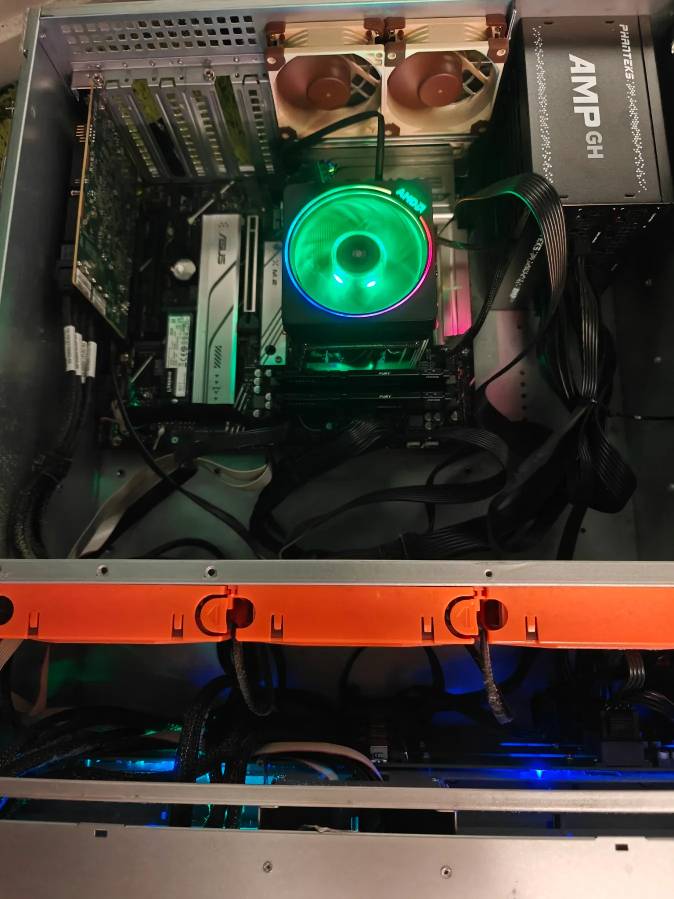 Inside the home server build